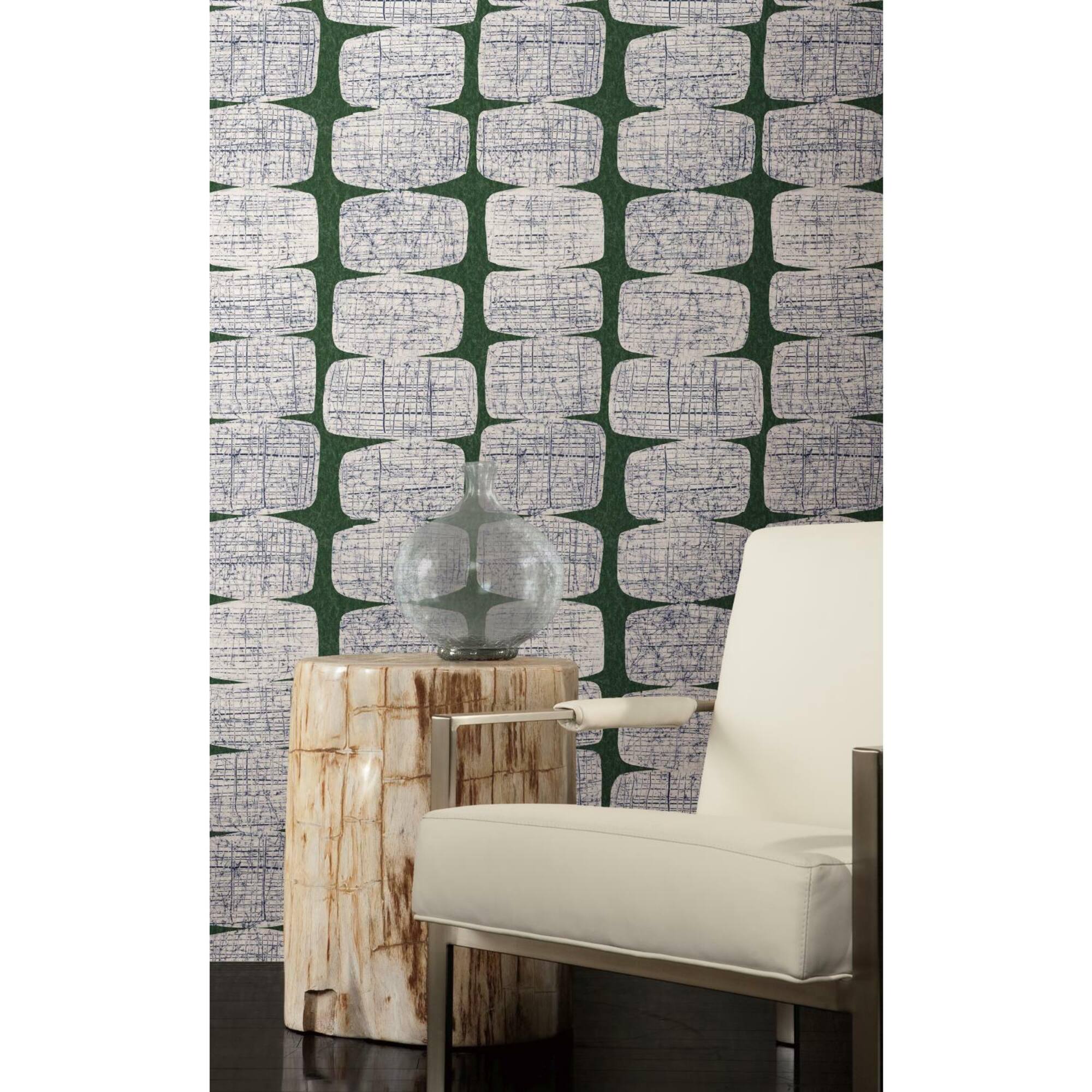 RoomMates Mid-Century Beads Peel & Stick Wallpaper